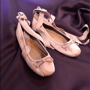 Mossimo Light Pink Satin Ballet Flats Size 6 New